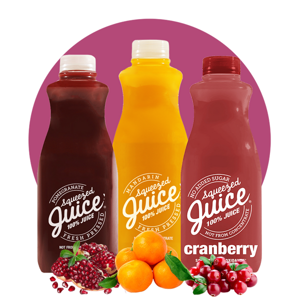 Mixed Box – Mandarin/Pomegranate/Cranberry